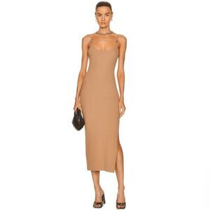 The Range Ribbed Midi Summer Casual Dress‎ size Small